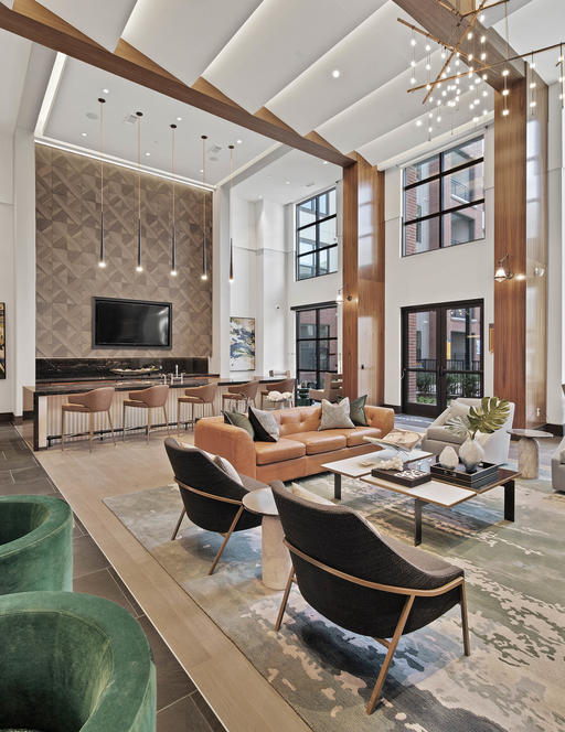 Taylor Heights Houston Apartments community lounge